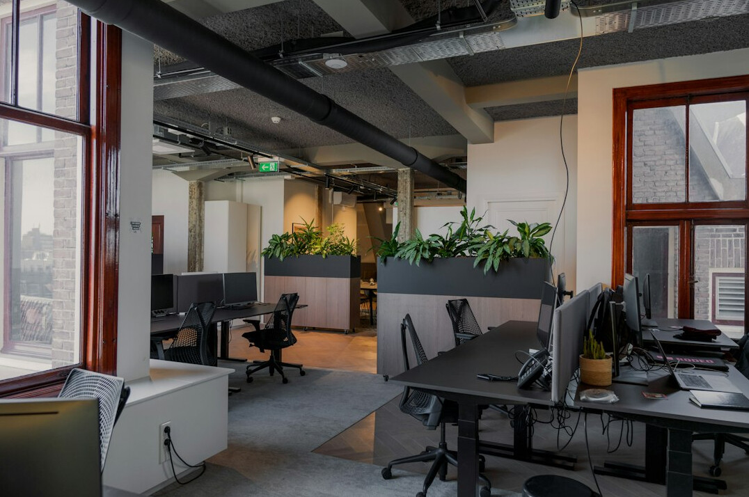 modern office workspace